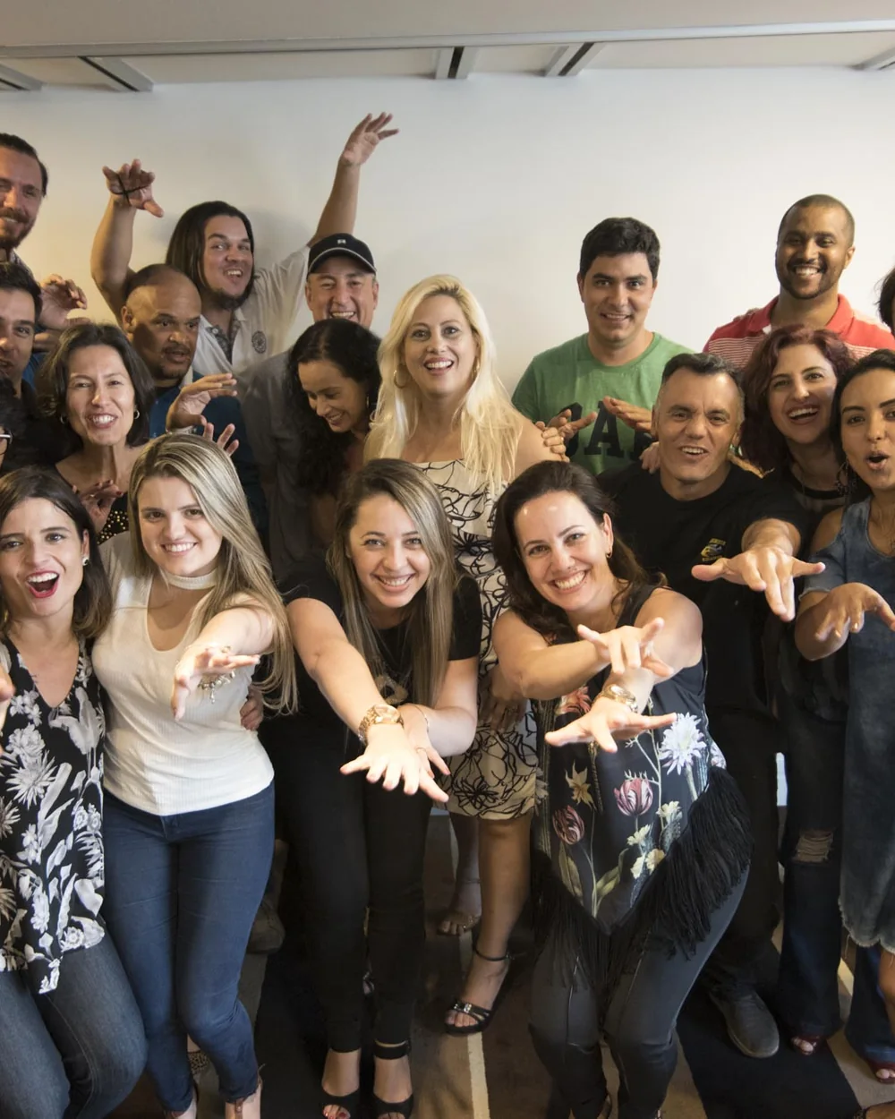 Turma do Inglês em 7 Dias reunida no fim da imersão